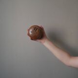 Handmade ceramic stoneware flowerpot vase pottery Scandinavian bohemian decoration thistles