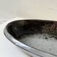 Large glazed stoneware dish from Loir, enamelled & signed, Chantal & Thierry Robert 1970.