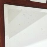 Antique beveled mirror on a wooden frame, 1930