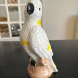 Vintage ceramic parrot
