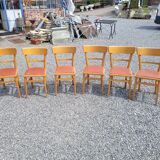 6 bistro chairs from the 40s