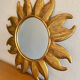 Large sun mirror in resin