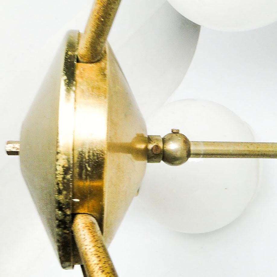 Mid-century style chandelier, Czechoslovakia, 1970s