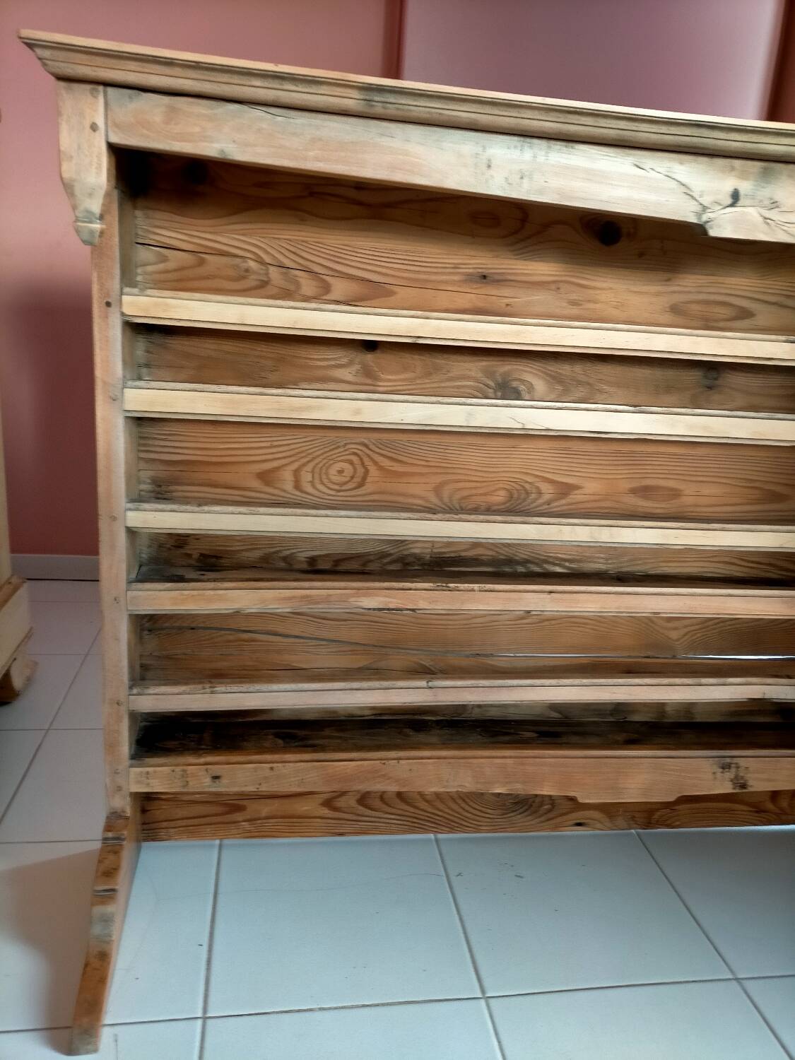 Antique walnut sideboard