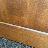 Art Deco sliding curtain binder cabinet