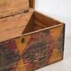 Antique hand-painted ethnic trunk (circa 1890) #30