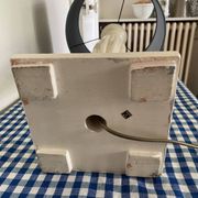 Lampe en bois sculpté Blanc d’Ivoire