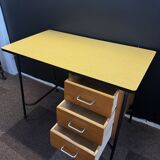 Industrial desk with 3 drawers