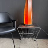 1950s rolling magazine rack