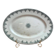 Large oval dish Terre de fer Hippolyte Boulenger H.b & Cie Gagny