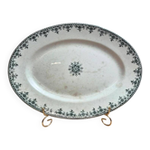 Large oval dish Terre de fer Hippolyte Boulenger H.b & Cie Gagny