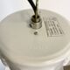 Industrial aluminium lamp with iron grid from siemens, 1980’s
