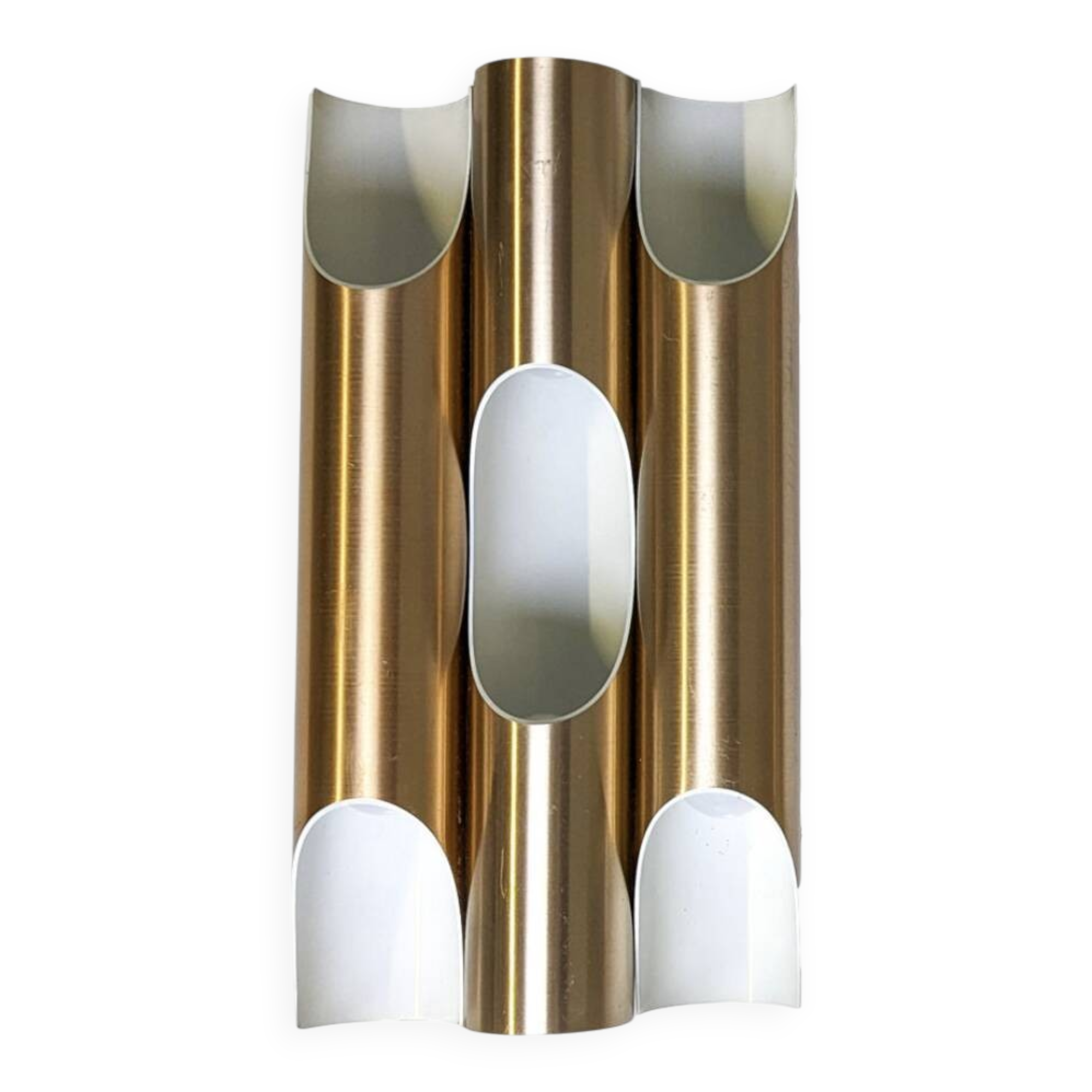 Raak Fuga copper-colored wall lamp by Maija liisa komulainen