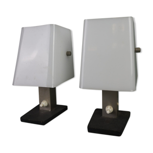 Set de 2 luminaires vintage en