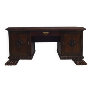 bureau Vintage en Noyer,