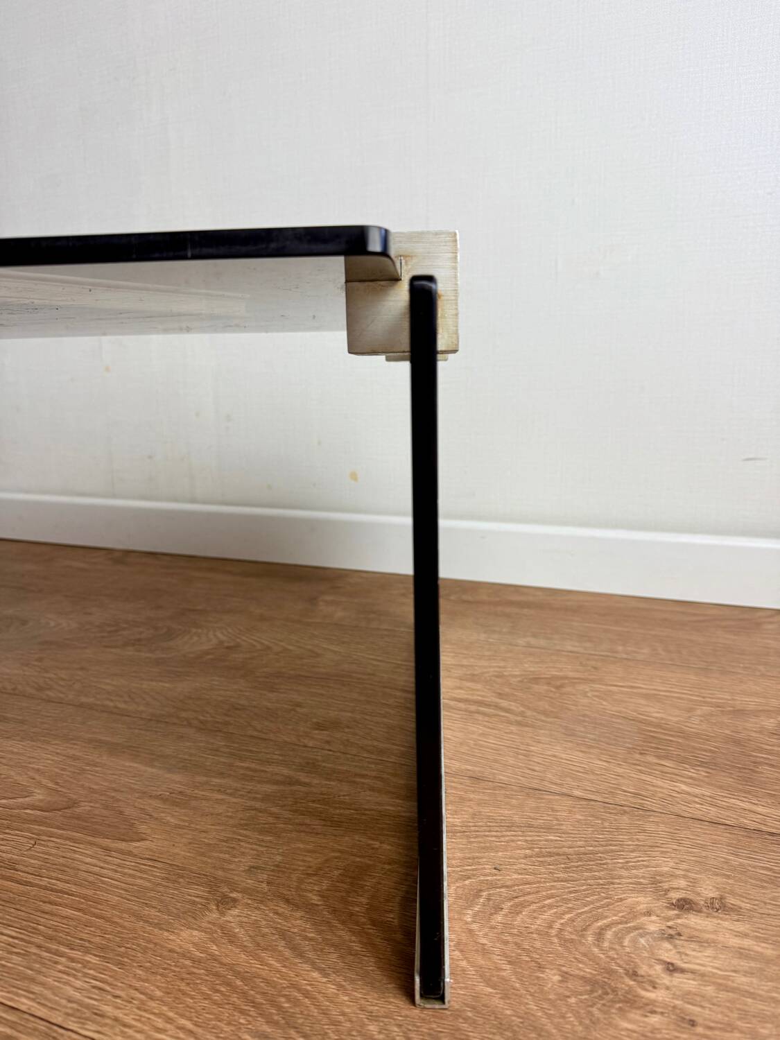 Glass coffee table from the 70s