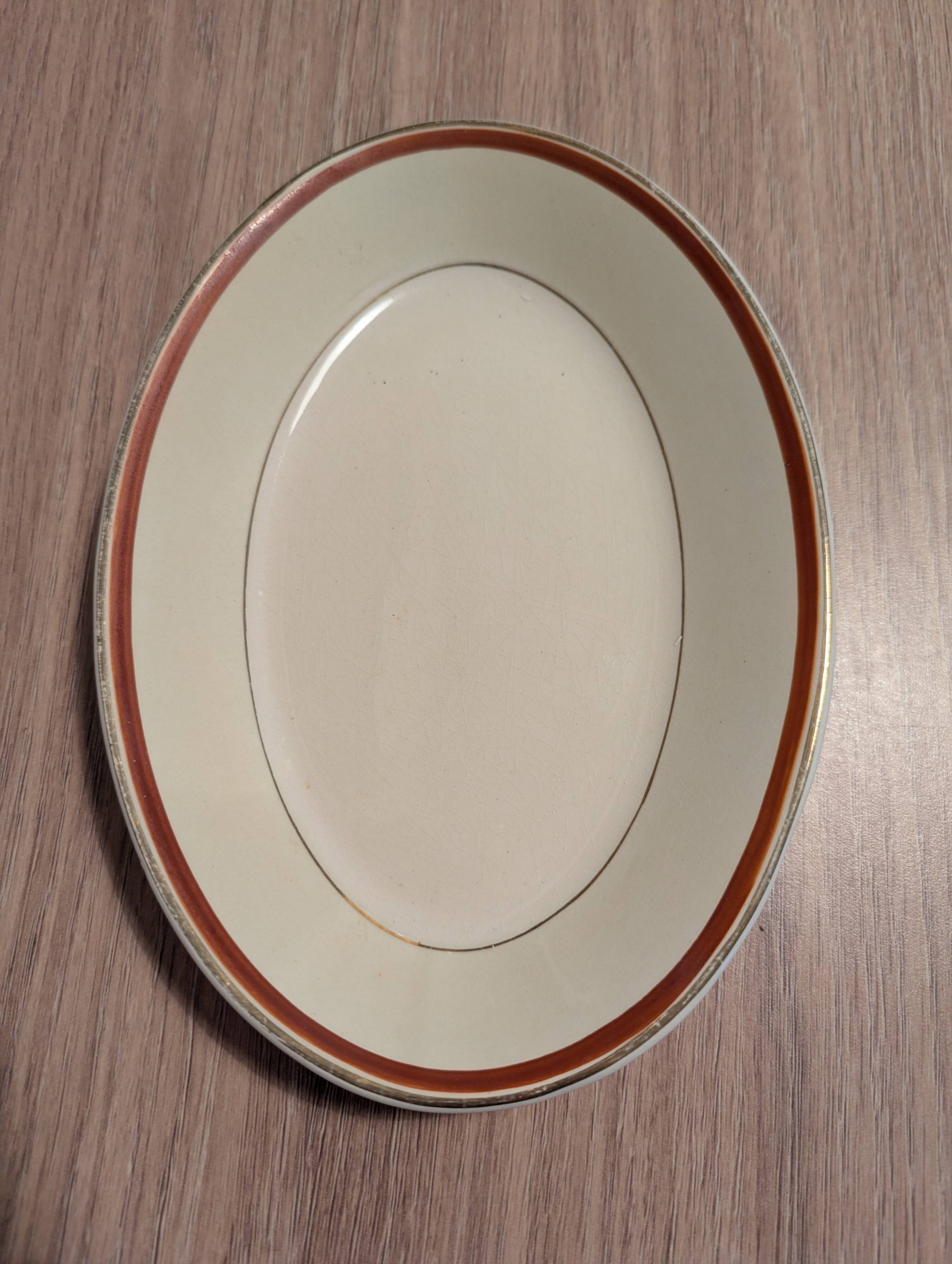 Large Longchamp set in France in earthenware Tea service, serving pieces