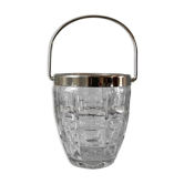 Seau à glaces en cristal années 70