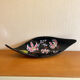 Large Longwy bowl signed L. Valenti
