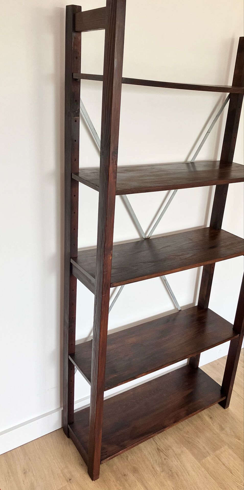 Solid wood library