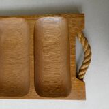 Teak and rope serving tray