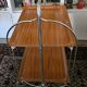 Vintage chrome folding table & 70's Formica