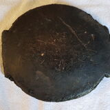 Old stone dish for cooking eggs / ideal in decoration for floating candles - underside