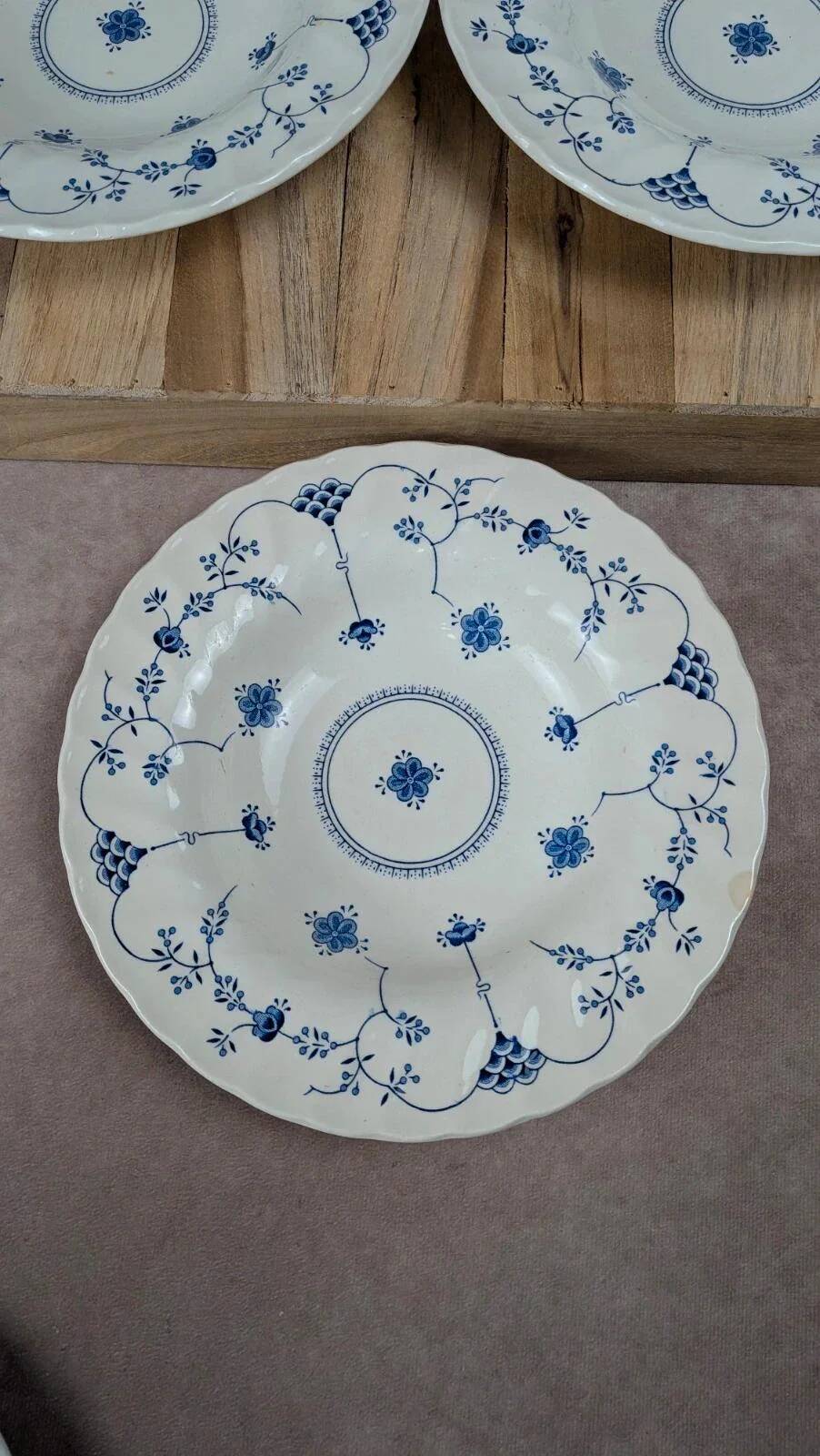 Set of 3 deep plates + dish – Myott Finlandia – England