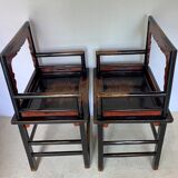 Pair of Chinese armchairs