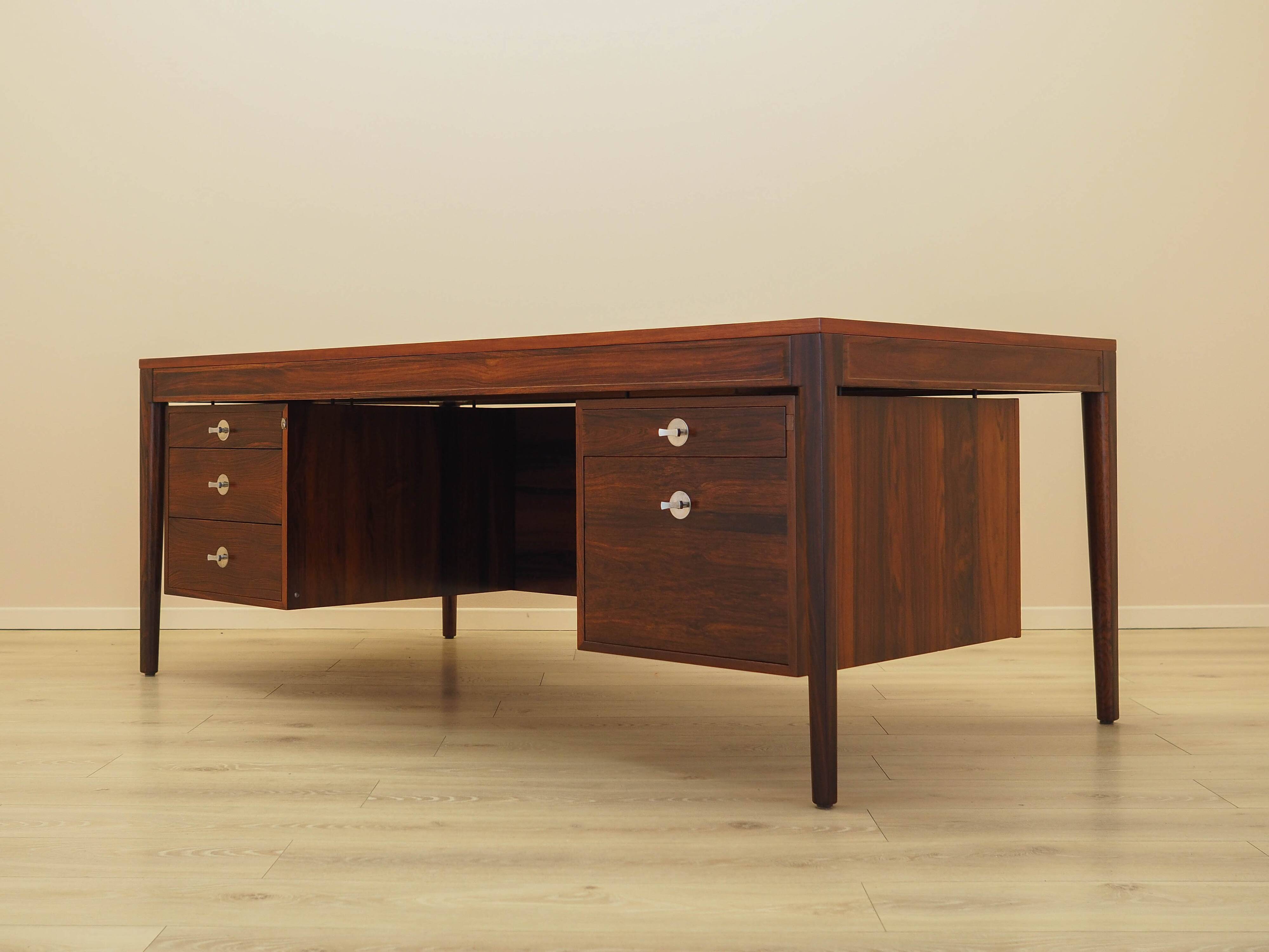 Rosewood desk Diplomat, Danish design, 1970s, designer: Finn Juhl, manufact