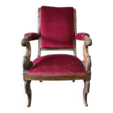 Vintage antique pink chair / armchair