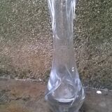 Cut crystal vase