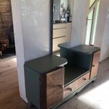Meuble d’entrée avec miroir mercure