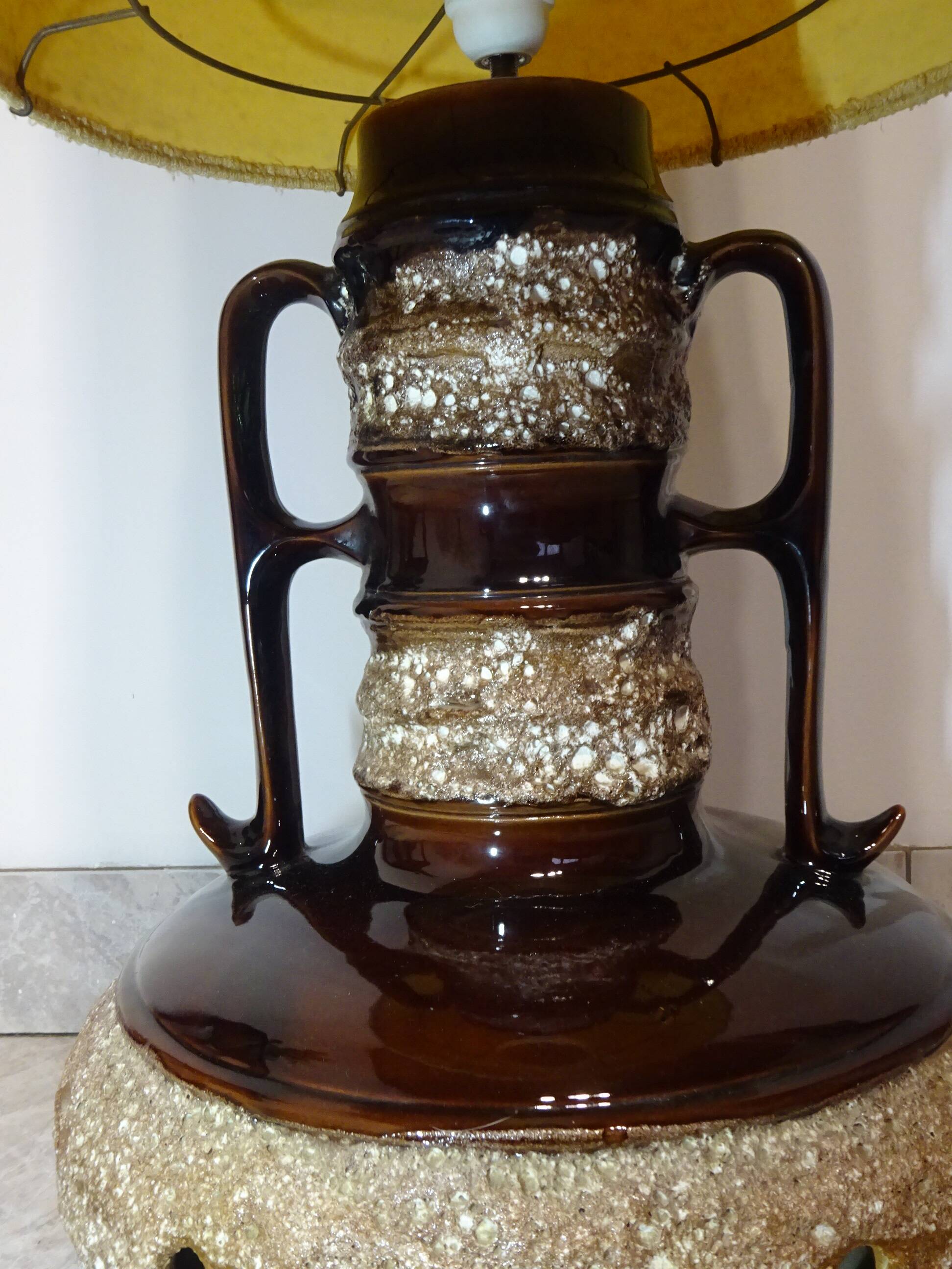 Large vintage floor lamp, 132 cm