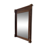 Old overmantel mirror