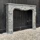 Regency fireplace in grey marble, Sainte-Anne, 18th century