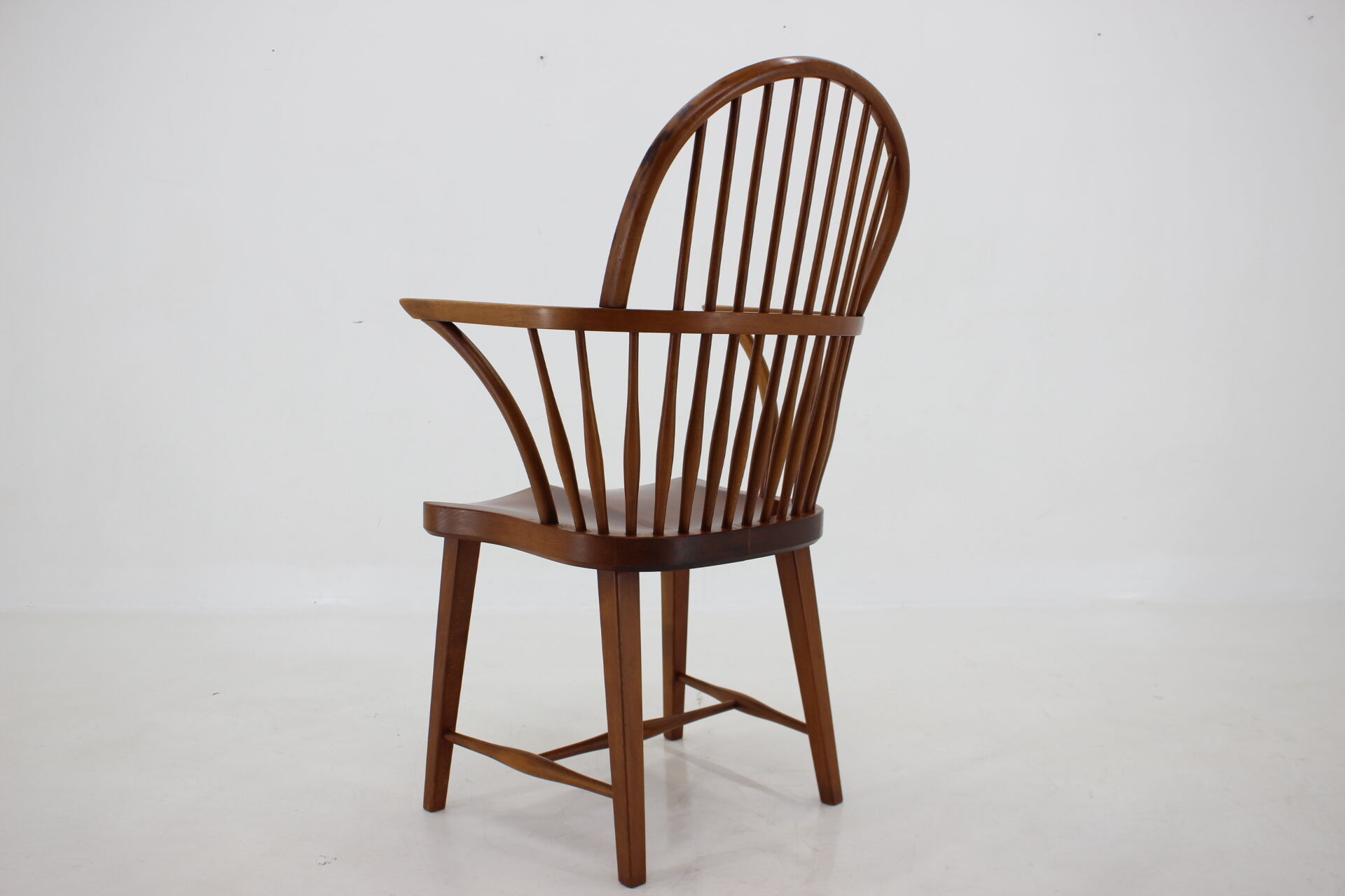 1940s Fritz Henningsen Windsor Oak Chair model CH 18A,Denmark