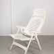 Fauteuil pliant danois vintage avec 5 positions