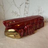 Terrine homard rouge et doré Michel Caugant