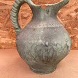Antique marcelo jornet pitcher green terracotta vintage