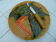 Vintage cheese platter with signed knife Vallauris MFPP Numbered