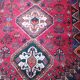 Vintage Iranian rug from the 1950s. Handcrafted, handmade.