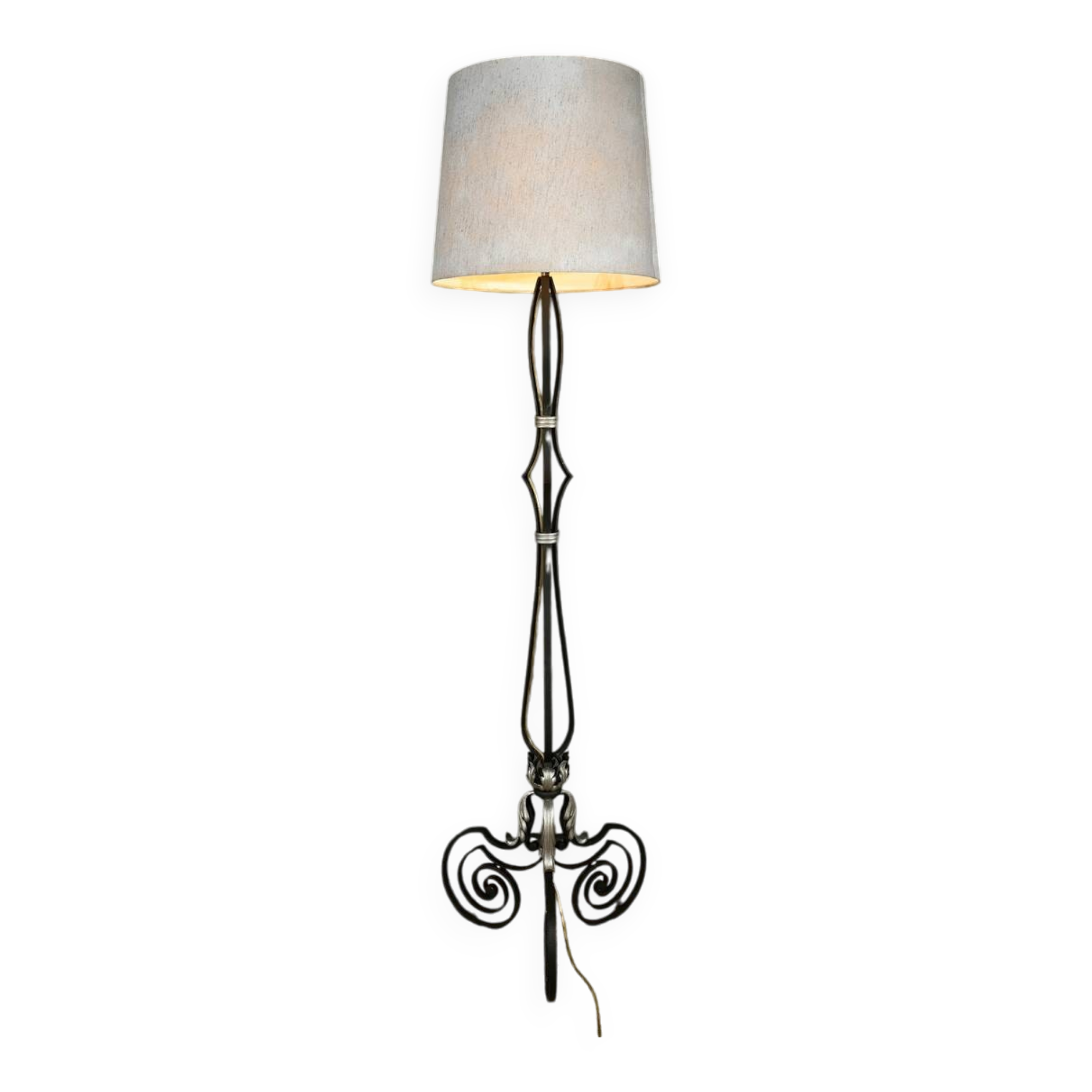 Wrought Iron Floor Lamp 1940