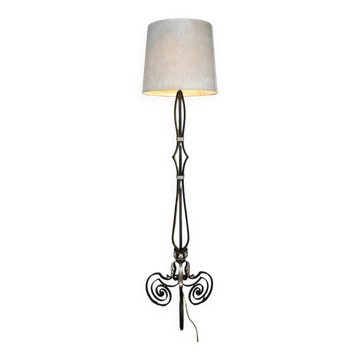 Lampadaire en Fer Forgé 1940