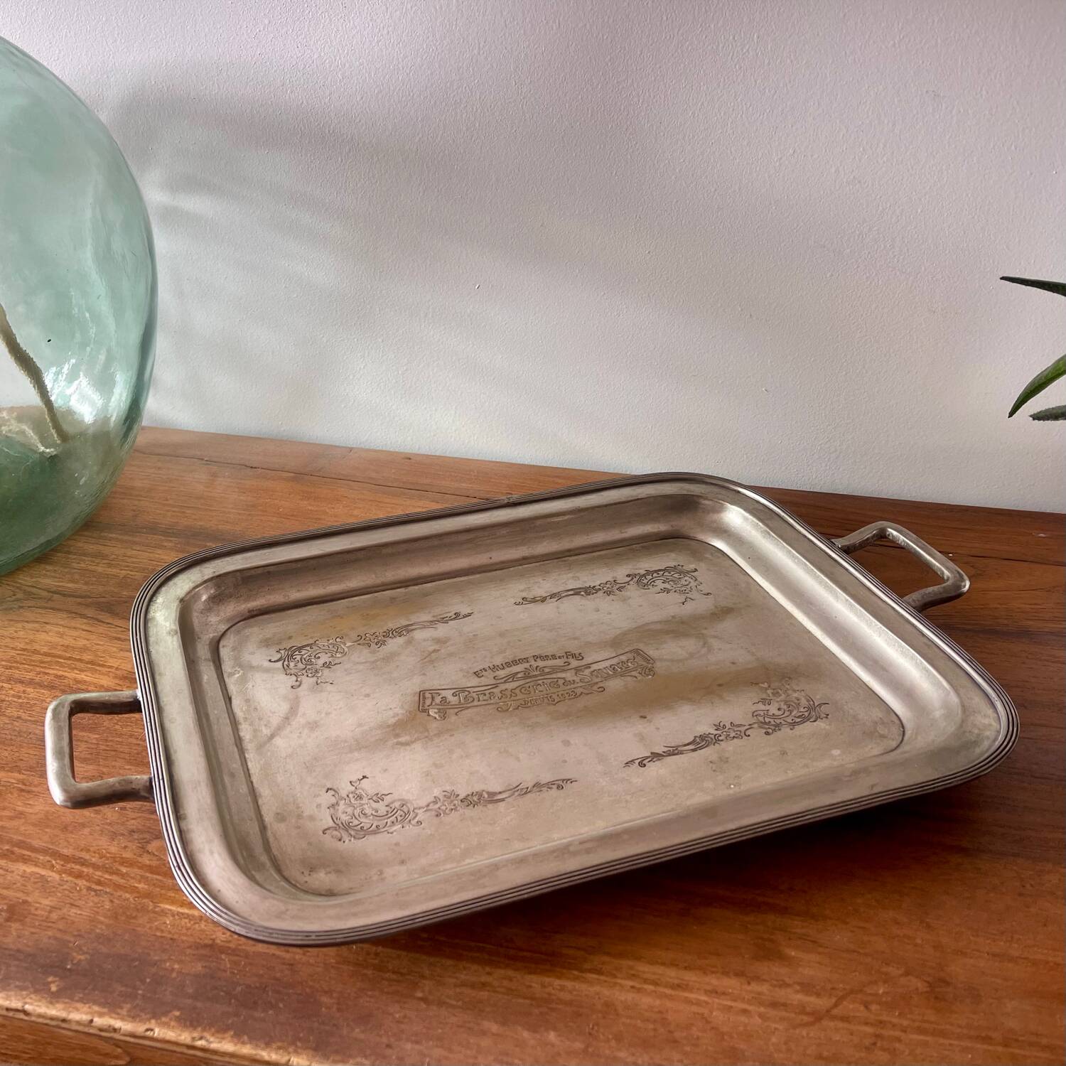 Old restaurant tray