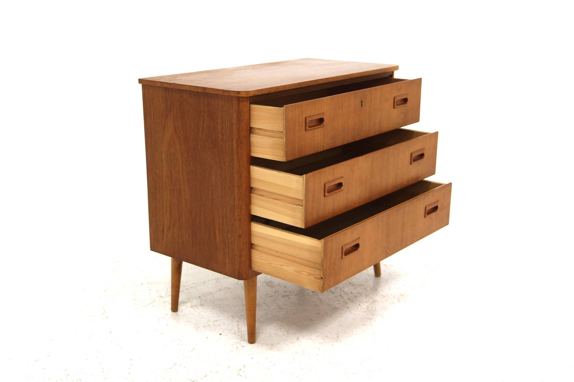 Scandinavian teak chest of drawers, Sweden, 1950