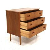 Scandinavian teak chest of drawers, Sweden, 1950