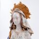 Polychrome faience "Assumption of Mary" by Eugenio Pattarino