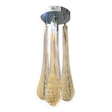 Murano glass flush mount