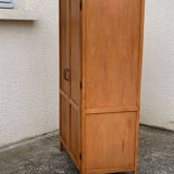 Parisian wardrobe vintage beech 1970